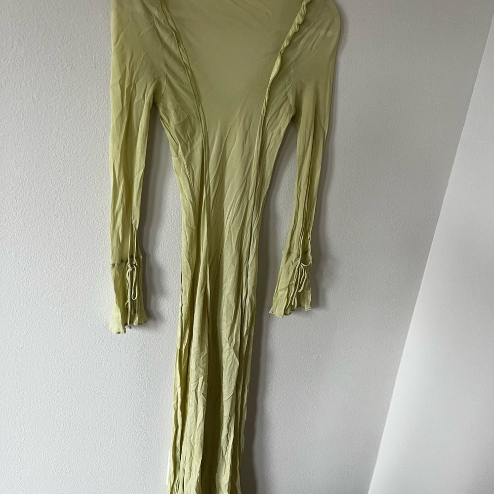 DISSH Green Ruffle Maxi Dress - Picture 5 of 7
